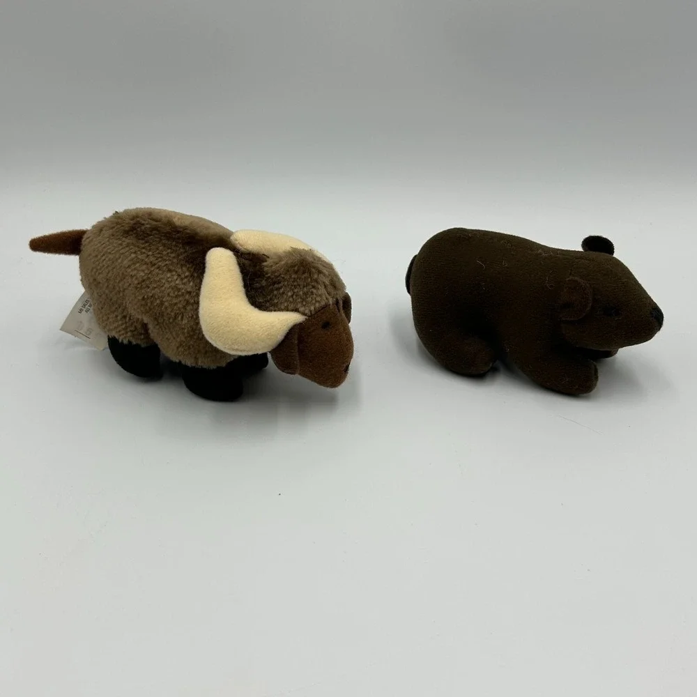 McDonalds 1997 Animal Pals x‎ 3 & 1995 Babe x1 Plush Happy Meal Toys - Lot of 4